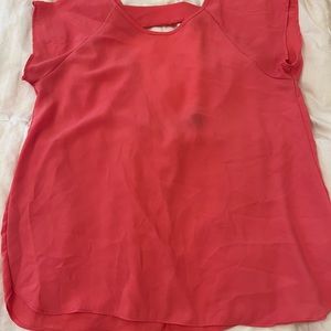 Peach Blouse nice back opening